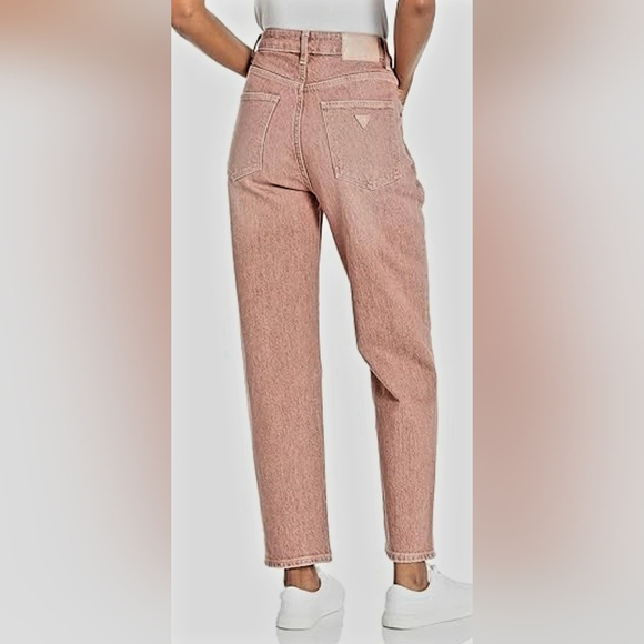 Guess Ladies Recycled Cotton Plush Pink Jeans - size 29 - Picture 3 of 8